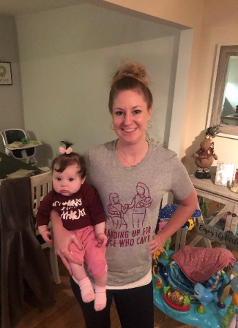 Carissa with MICA shirt