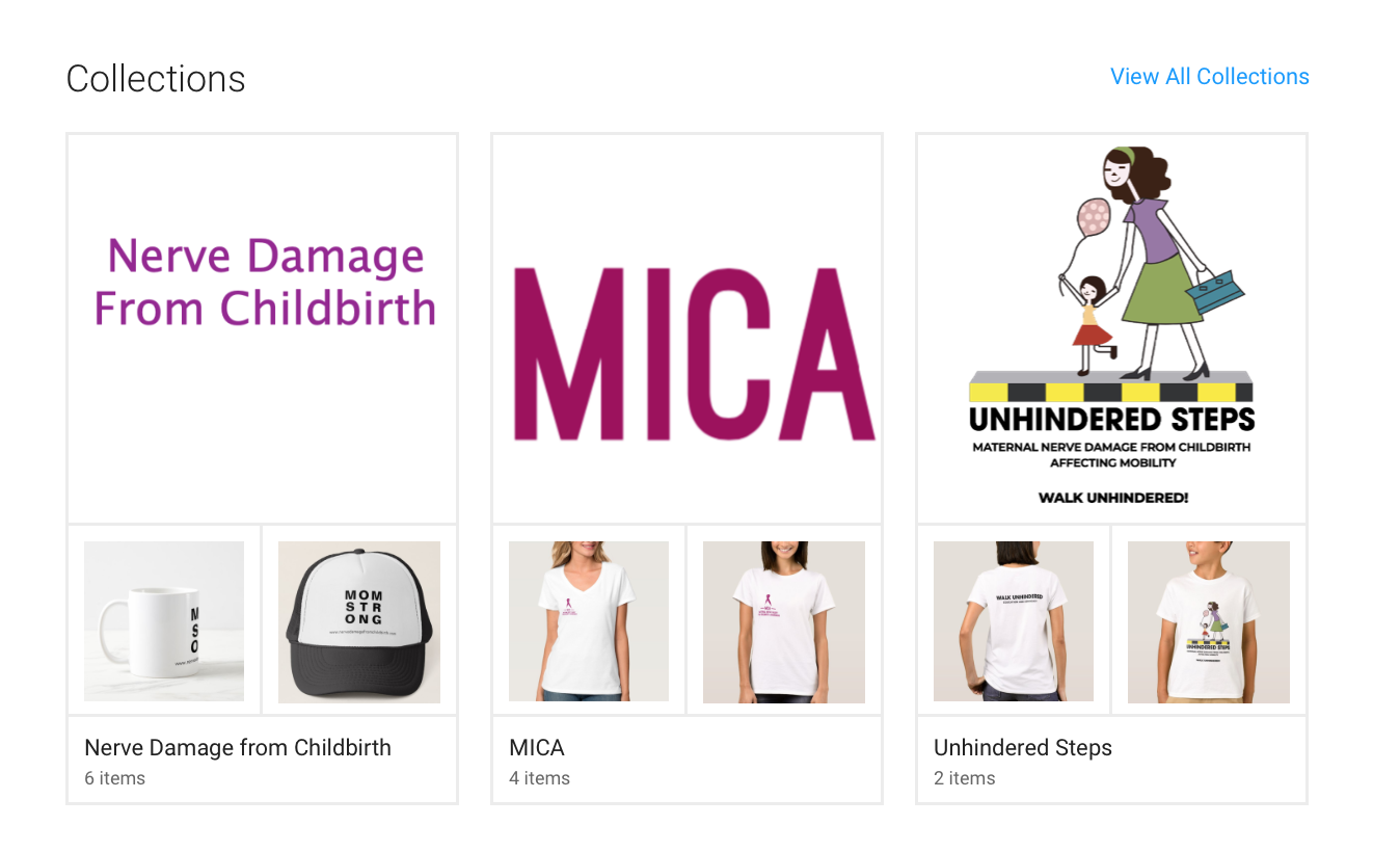 Zazzle Nerve Damage from Childbirth Store